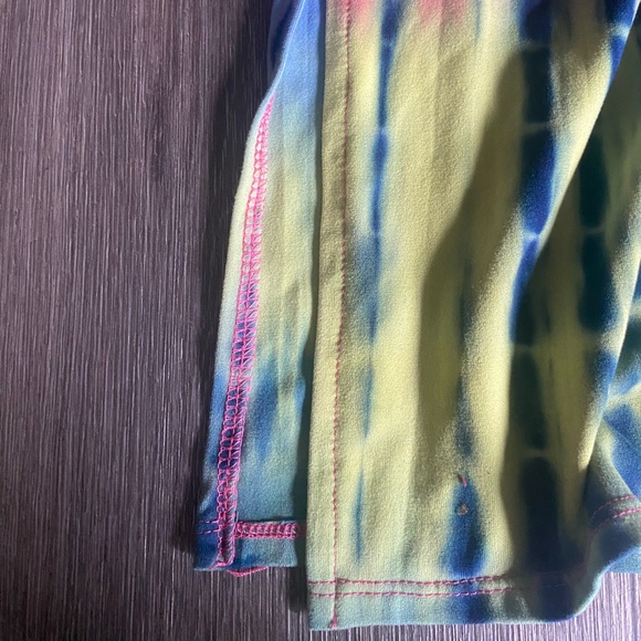 Heart & Hips Colorful Tie Dye Strapless Bodycon Maxi Dress - Picture 4 of 4